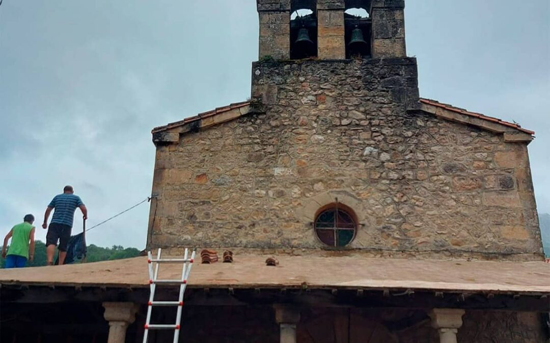 Inicio de las obras en Sta. María Magdalena de Poo